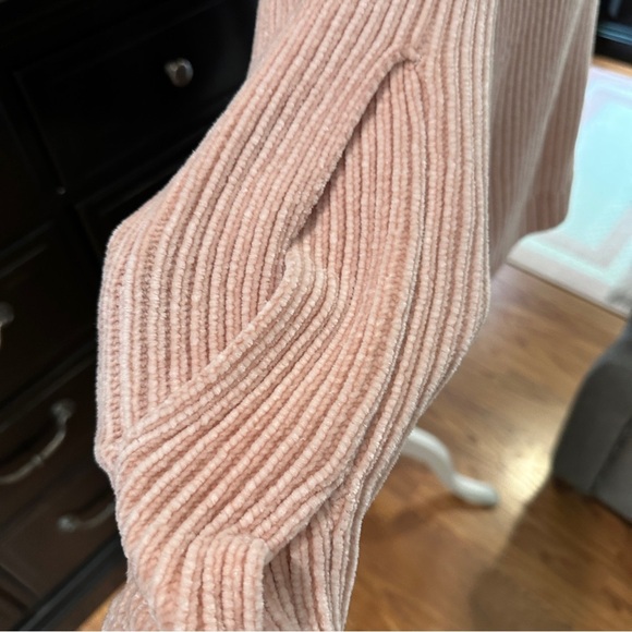 Calia by Carrie Underwood Blush Pink Ribbed Chenille Sweater XL - Picture 7 of 15